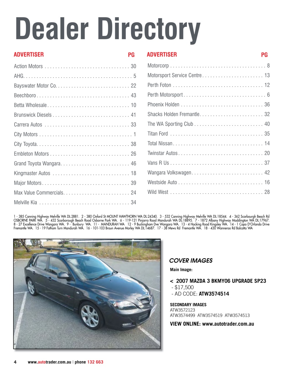 AutoTrader Preview Pages