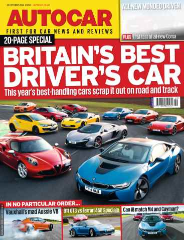 Autocar issue 15th October 2014