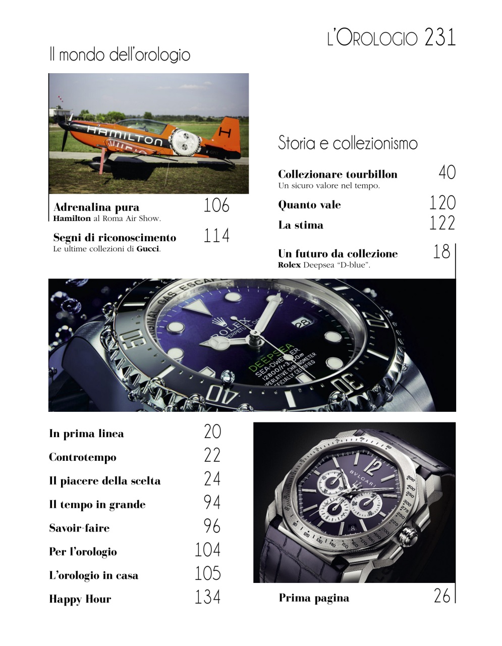 L'Orologio Preview Pages