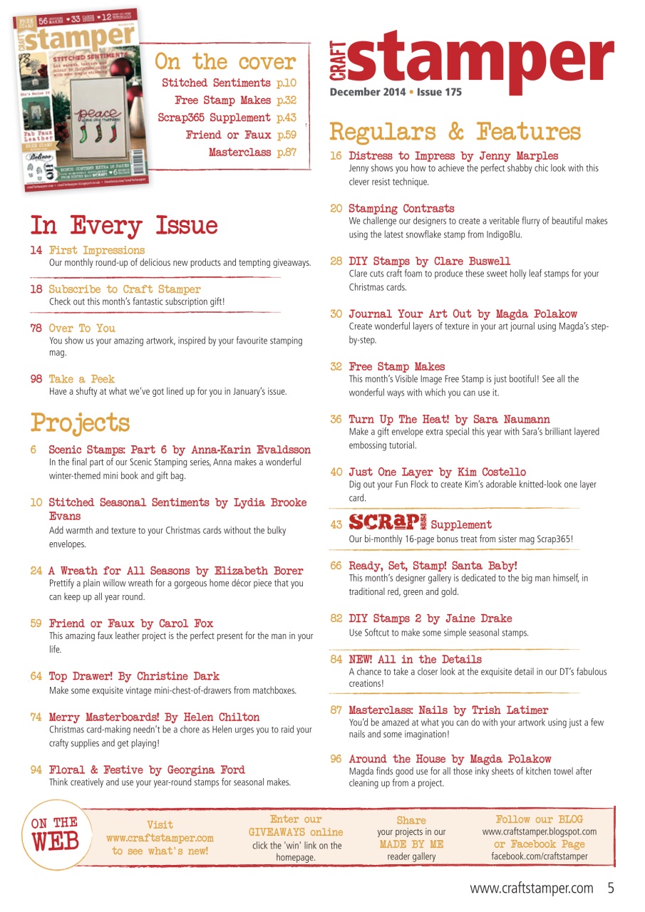 Craft Stamper Preview Pages