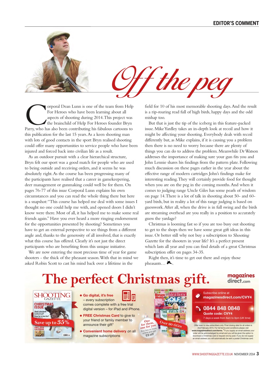 Shooting Gazette Preview Pages