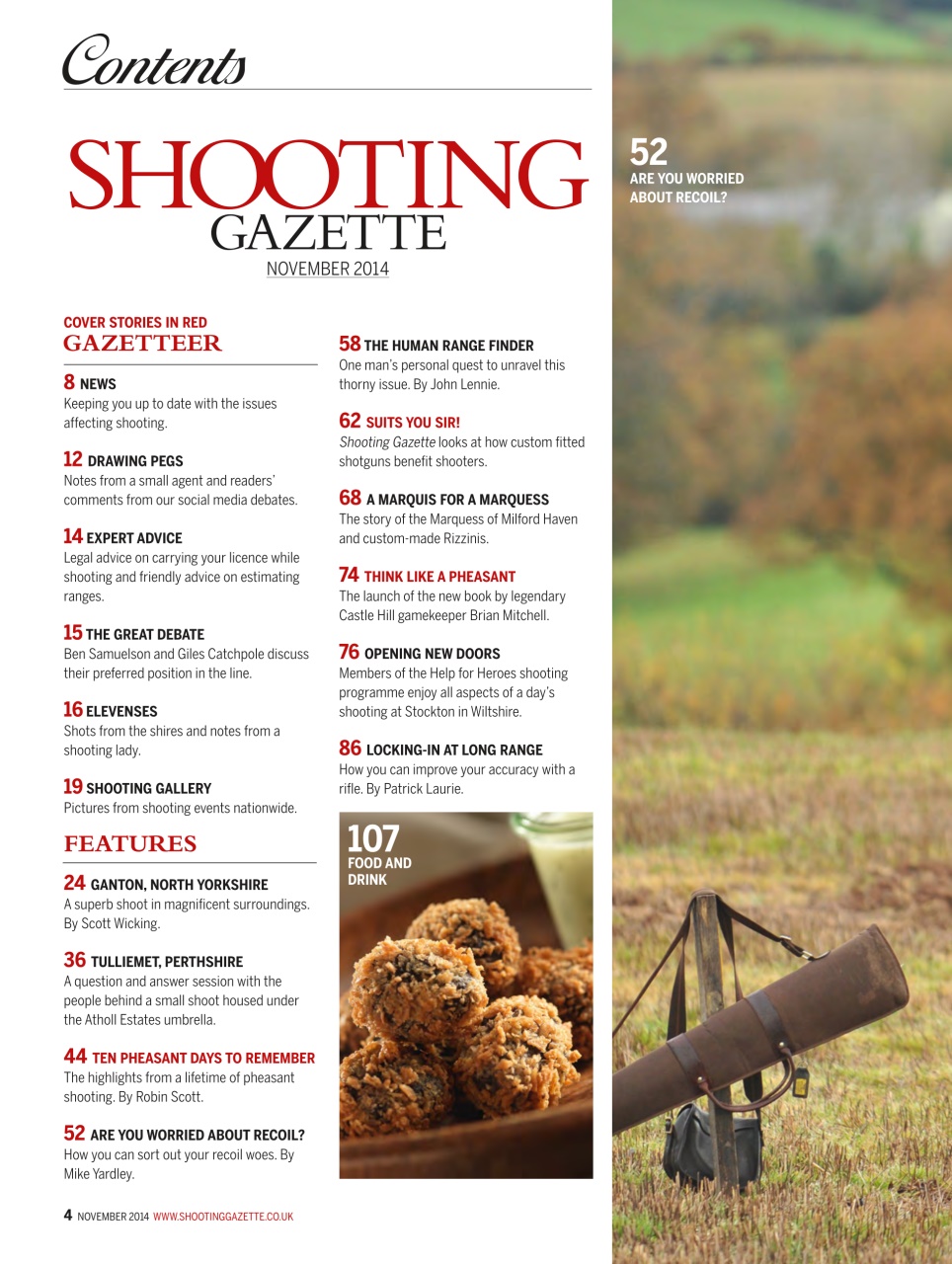 Shooting Gazette Preview Pages