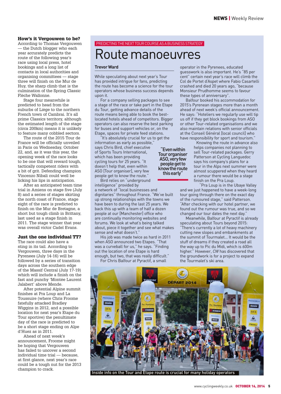 Cycling Weekly Preview Pages