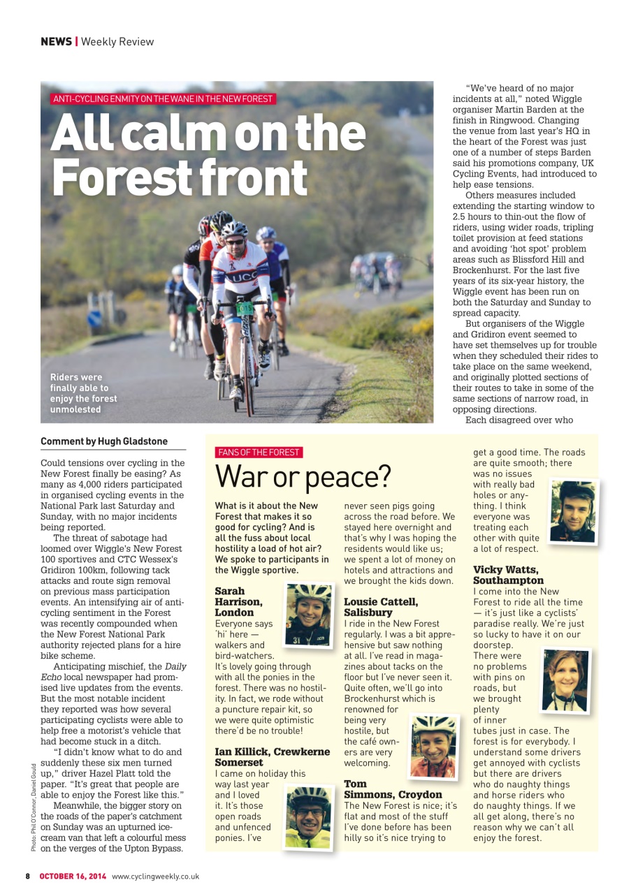 Cycling Weekly Preview Pages