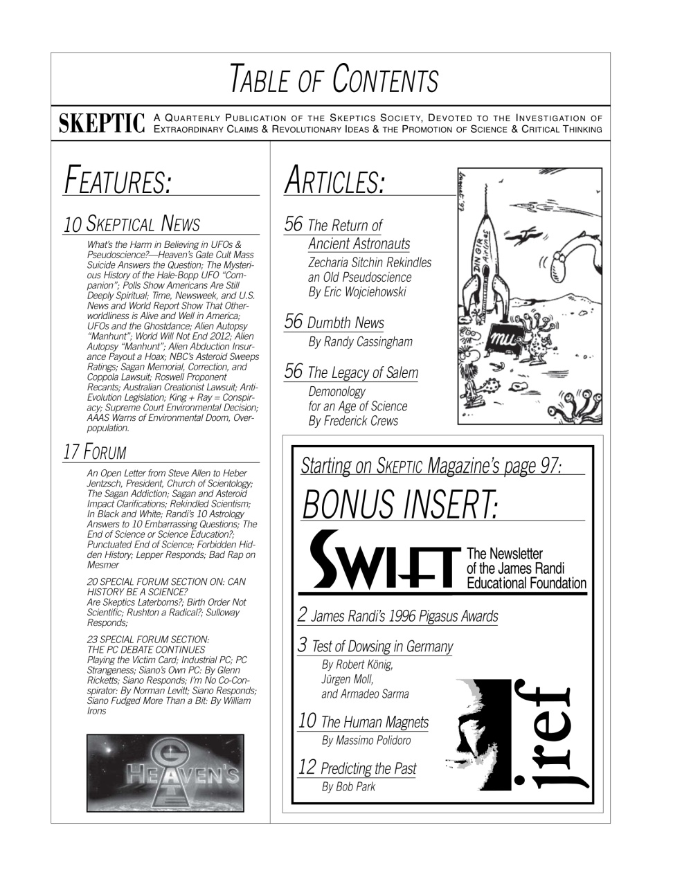 Skeptic Preview Pages