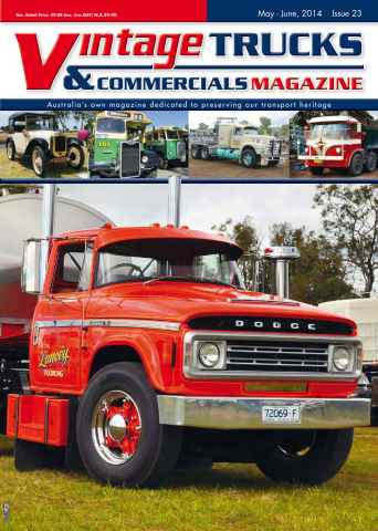 Vintage Trucks & Commercials issue Issue #23  May - June 2014