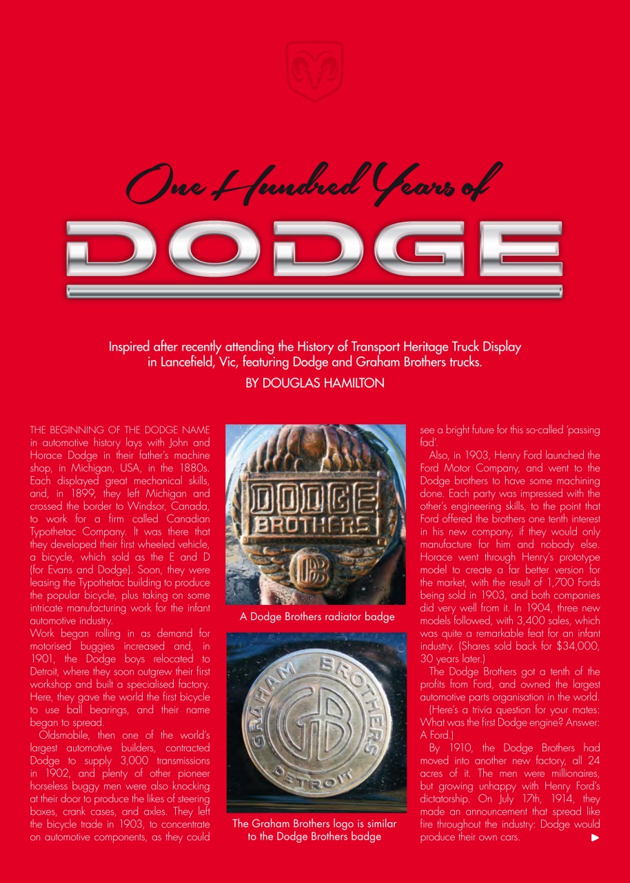 Vintage Trucks & Commercials Preview Pages