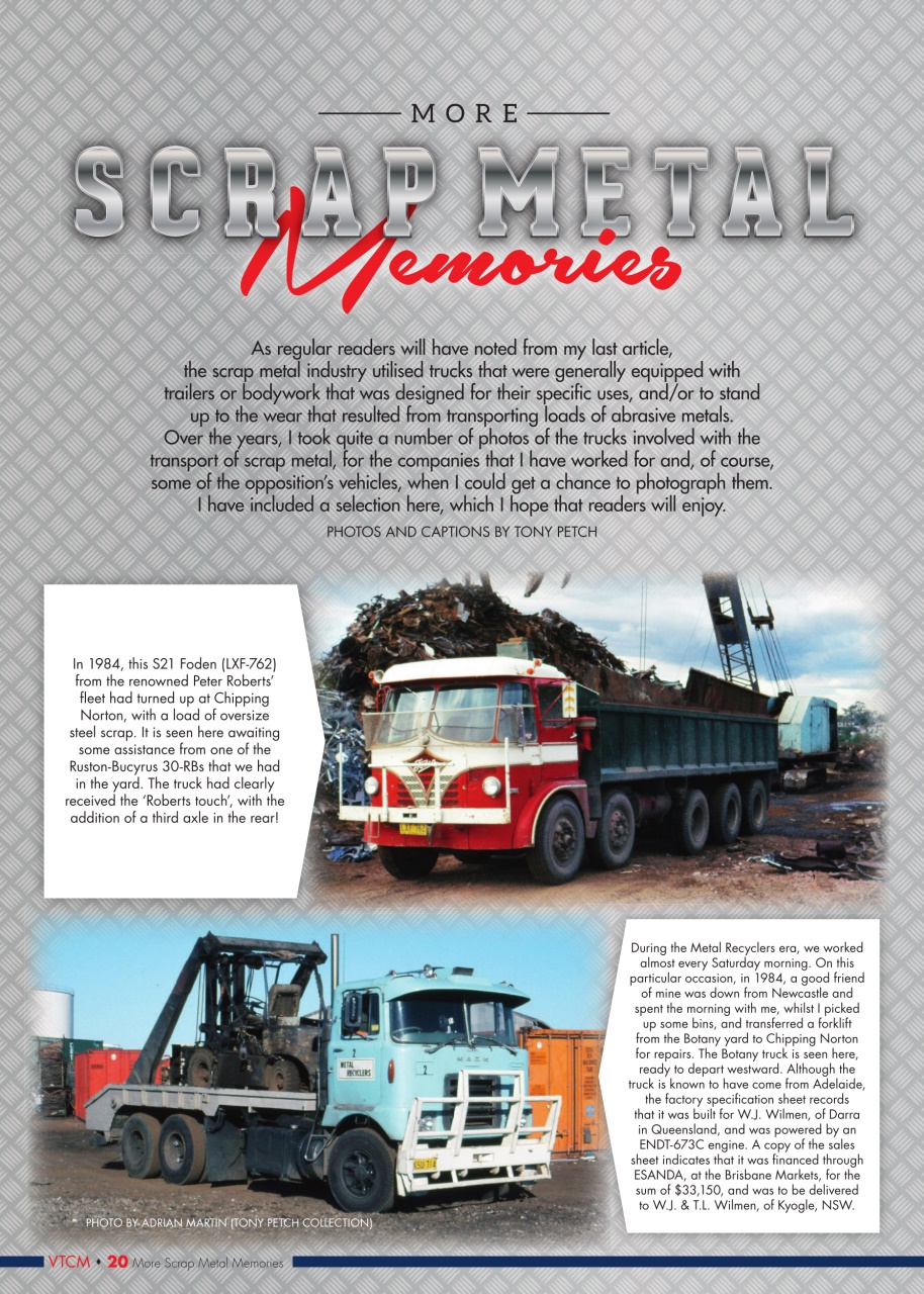 Vintage Trucks & Commercials Preview Pages