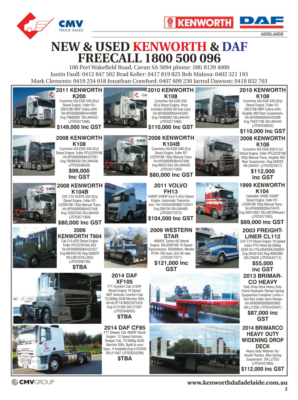 JUST TRUCKS Preview Pages