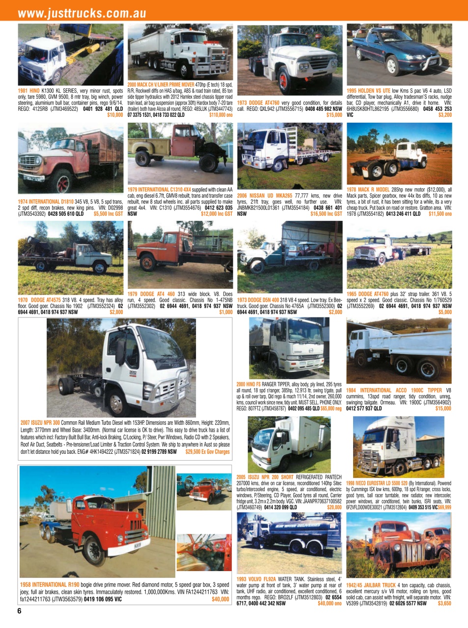 JUST TRUCKS Preview Pages