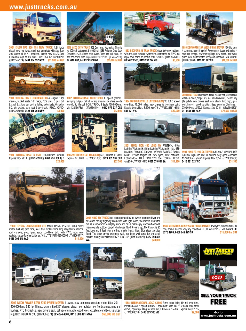 JUST TRUCKS Preview Pages