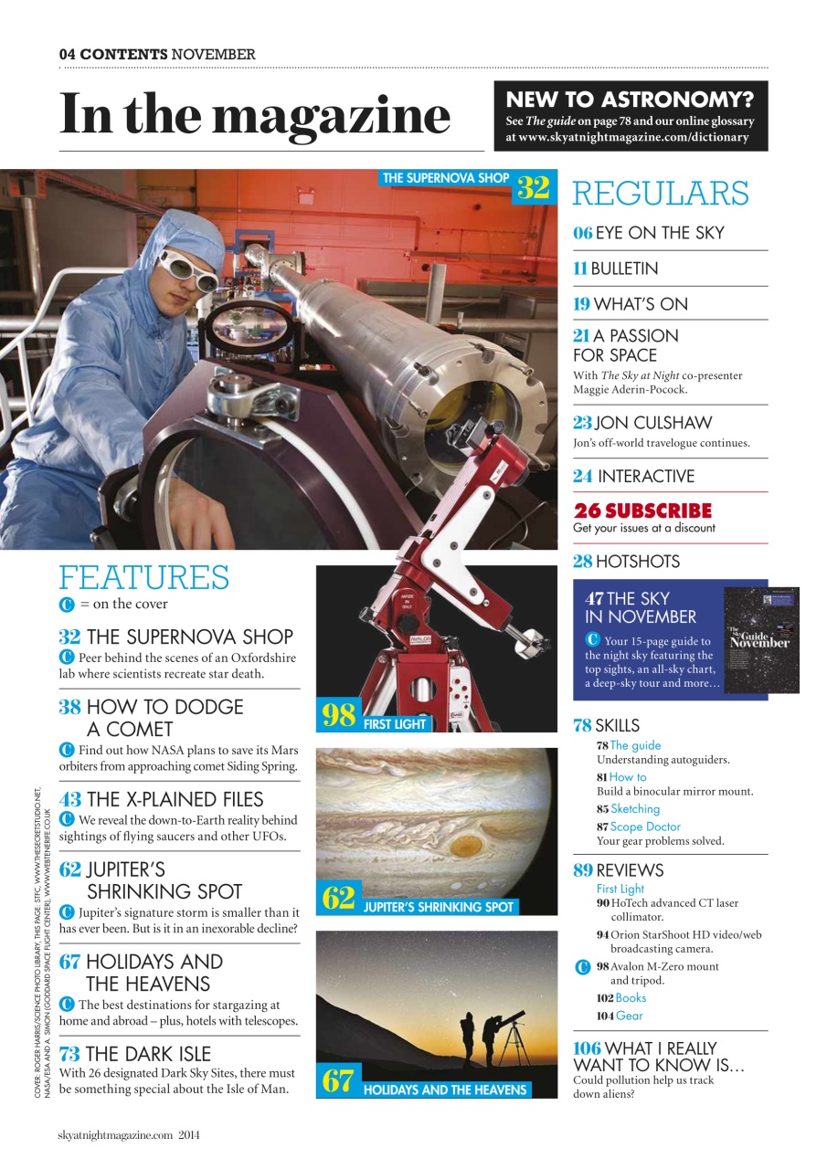 BBC Sky at Night Magazine Preview Pages