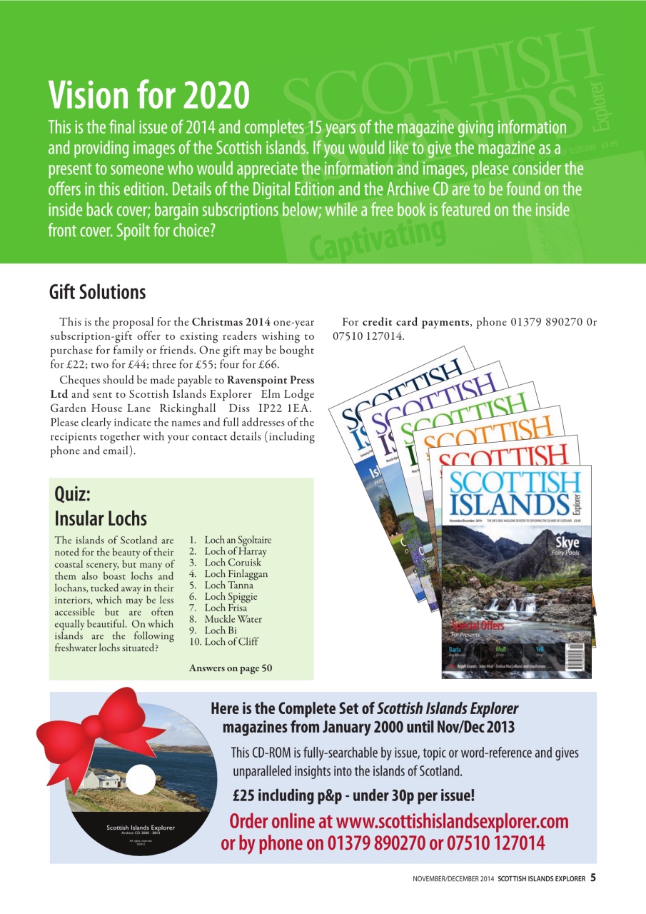 Scottish Islands Explorer Preview Pages