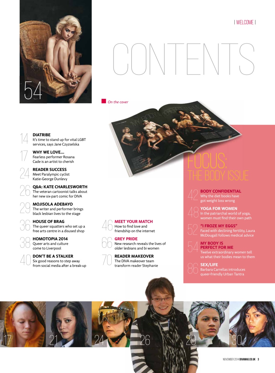 DIVA Magazine Preview Pages