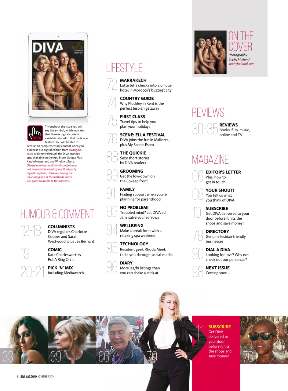 DIVA Magazine Preview Pages