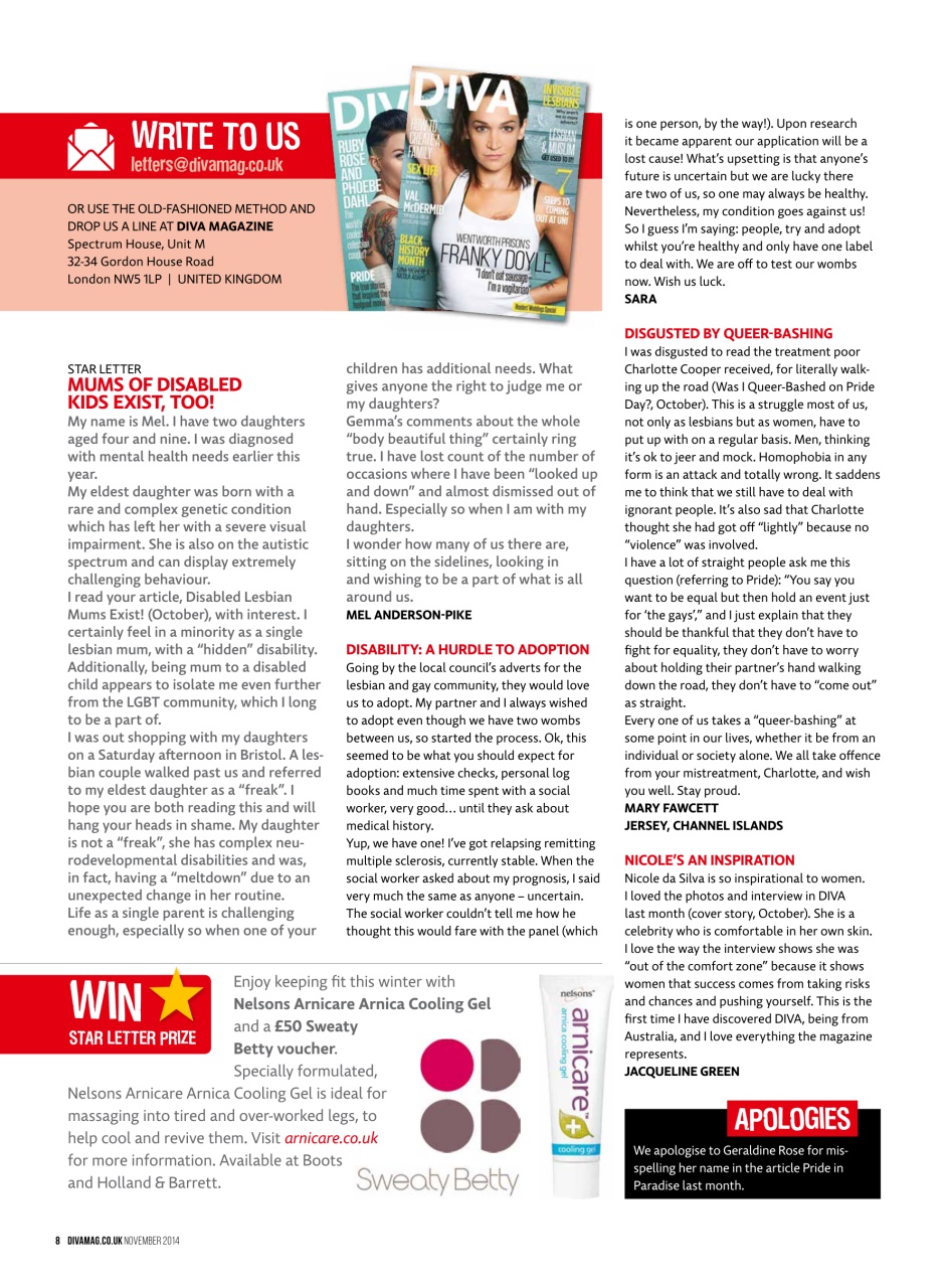 DIVA Magazine Preview Pages