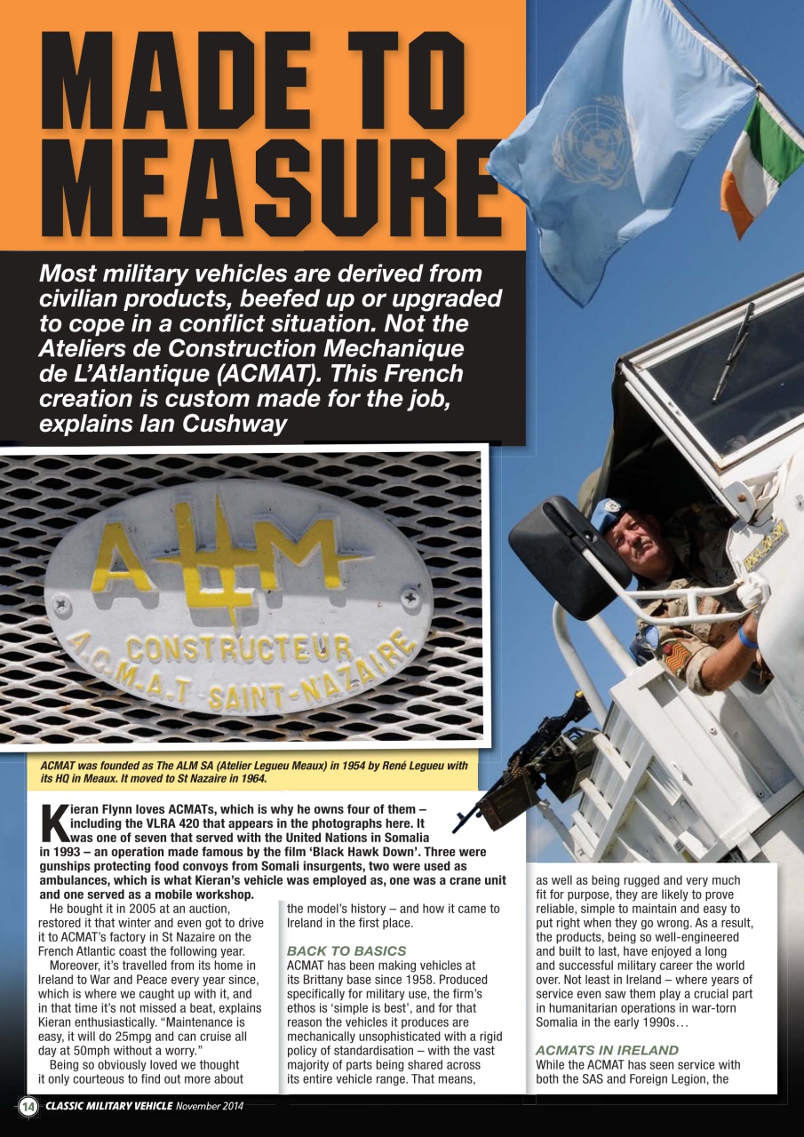 Classic Military Vehicle Preview Pages