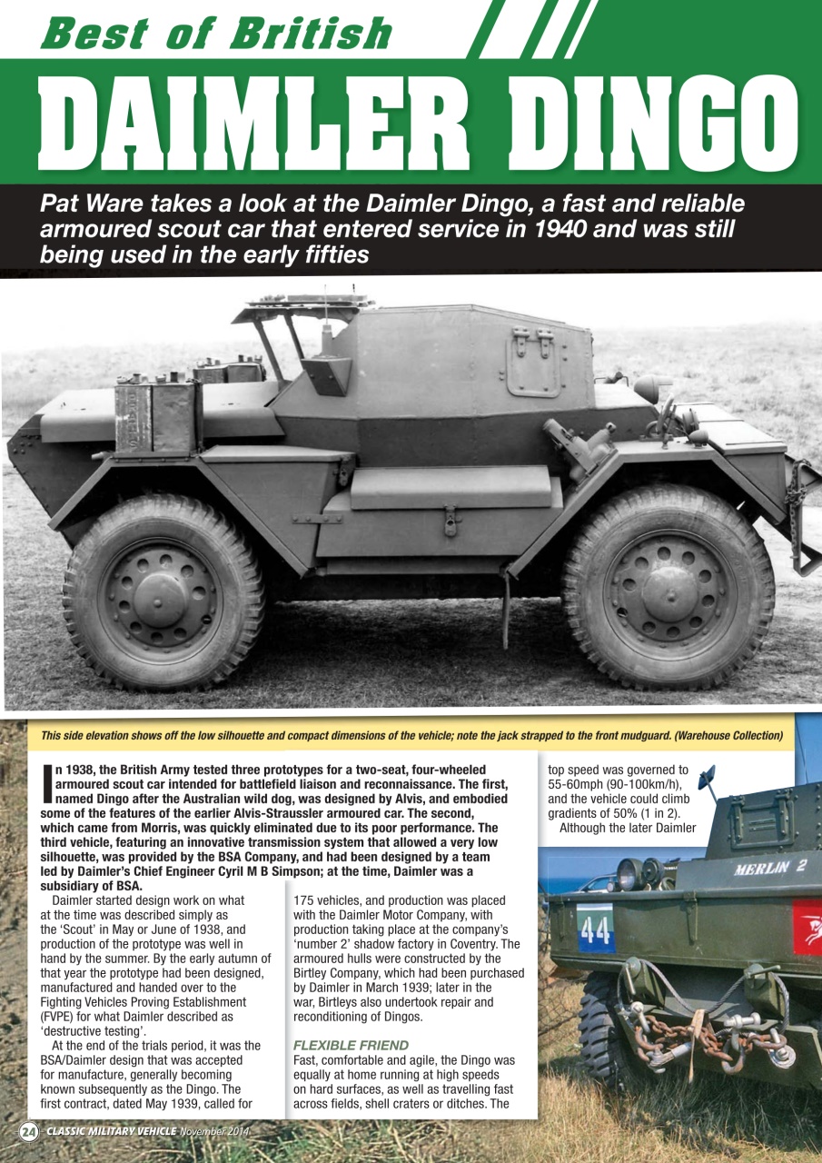 Classic Military Vehicle Preview Pages
