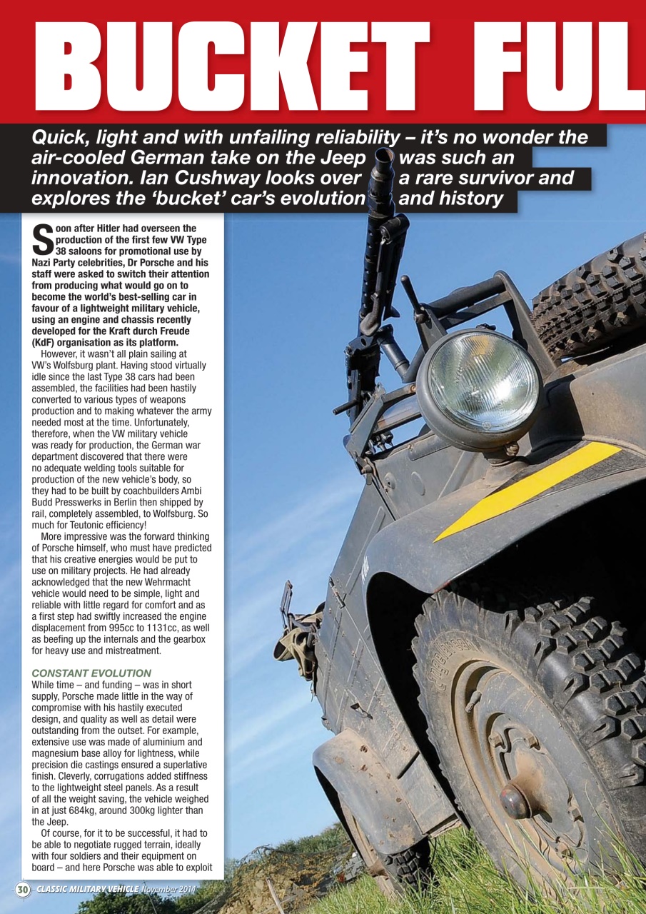 Classic Military Vehicle Preview Pages