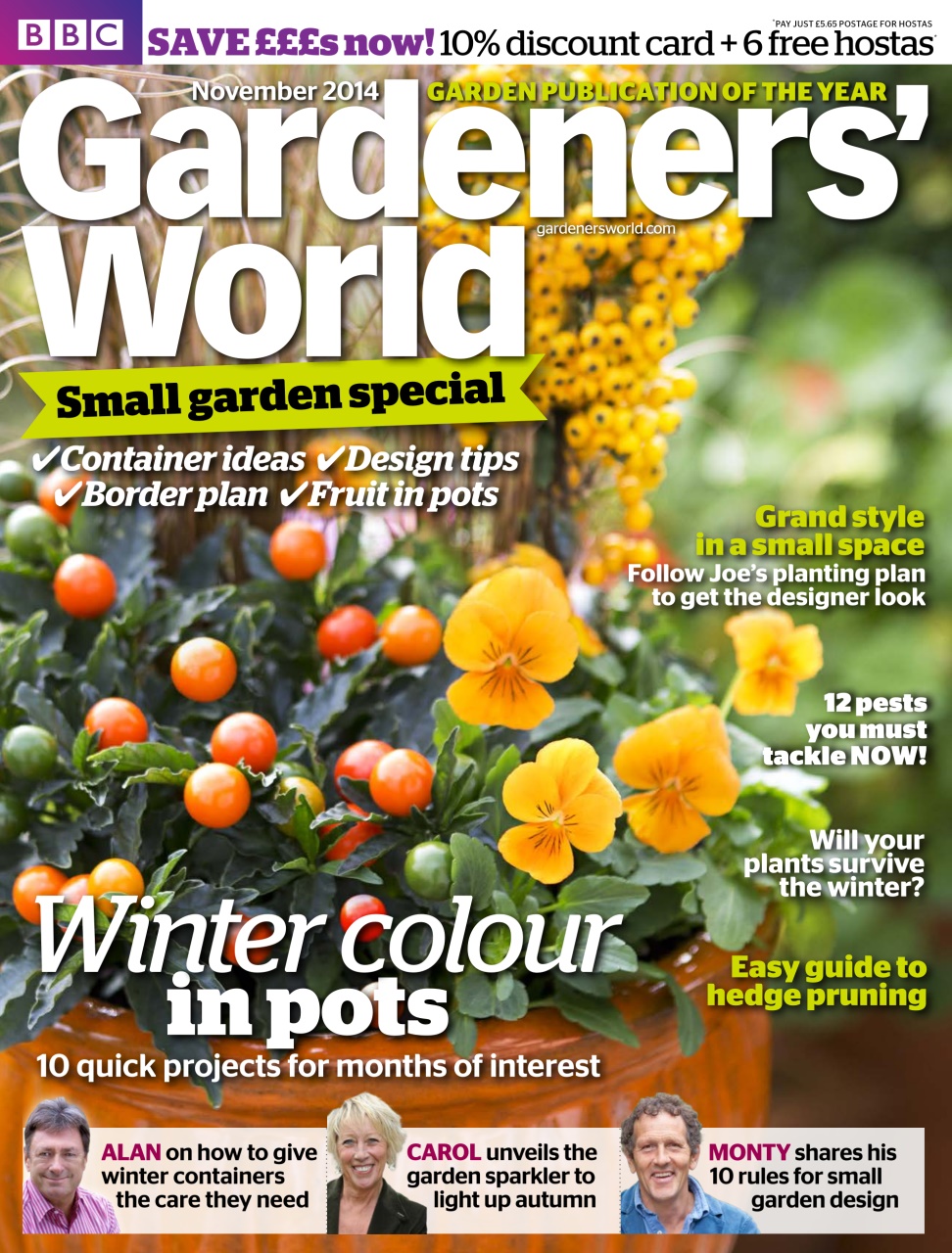 BBC Gardeners’ World Magazine Preview Pages