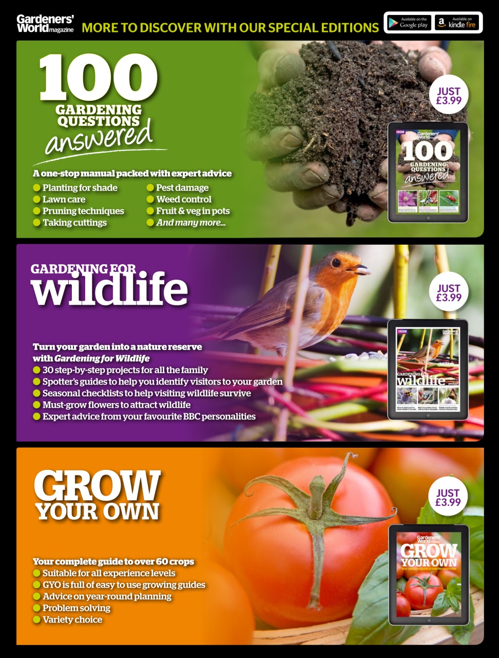 BBC Gardeners’ World Magazine Preview Pages