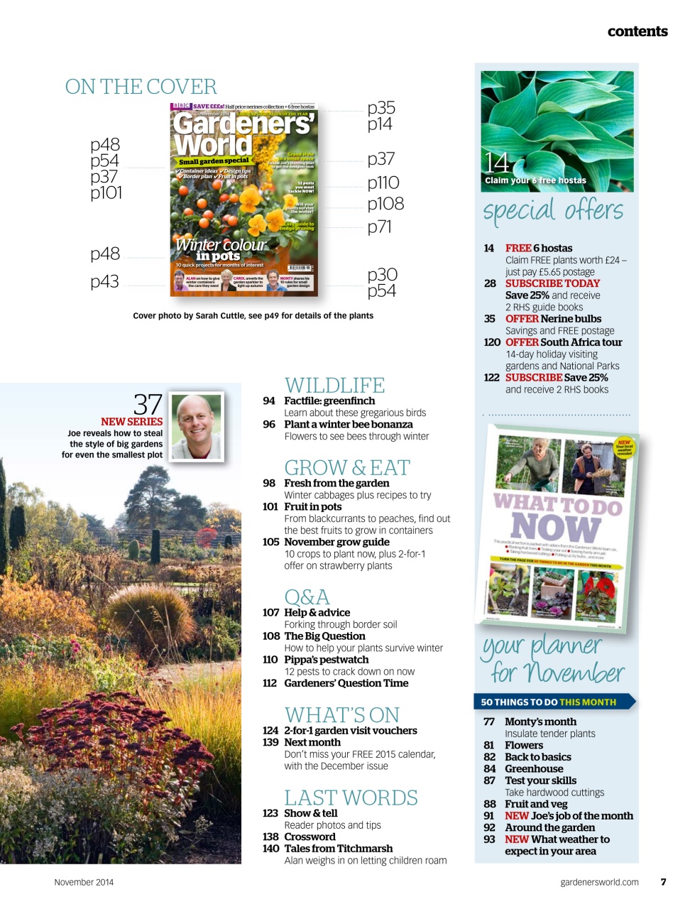 BBC Gardeners’ World Magazine Preview Pages