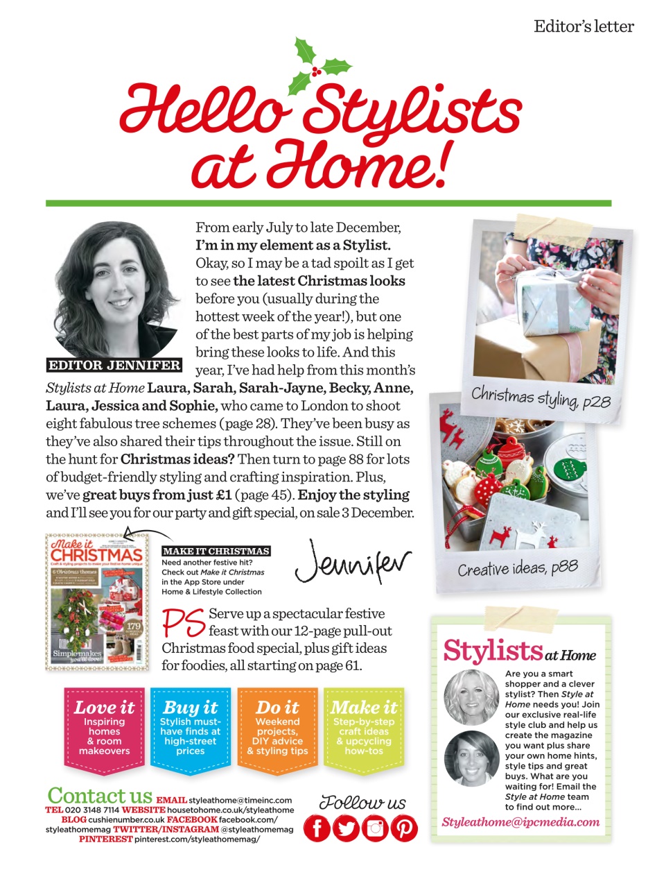 Style at Home Preview Pages
