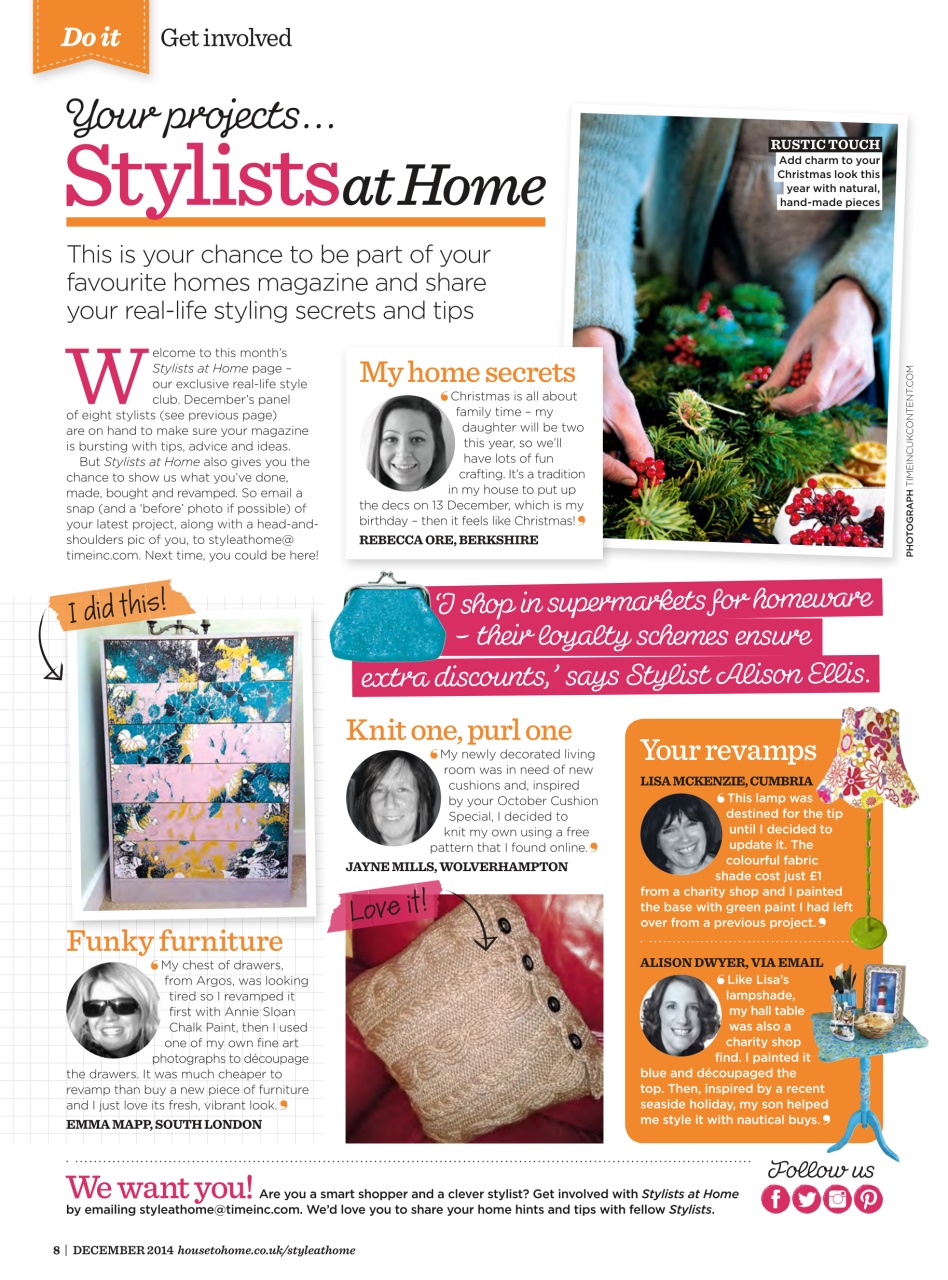 Style at Home Preview Pages