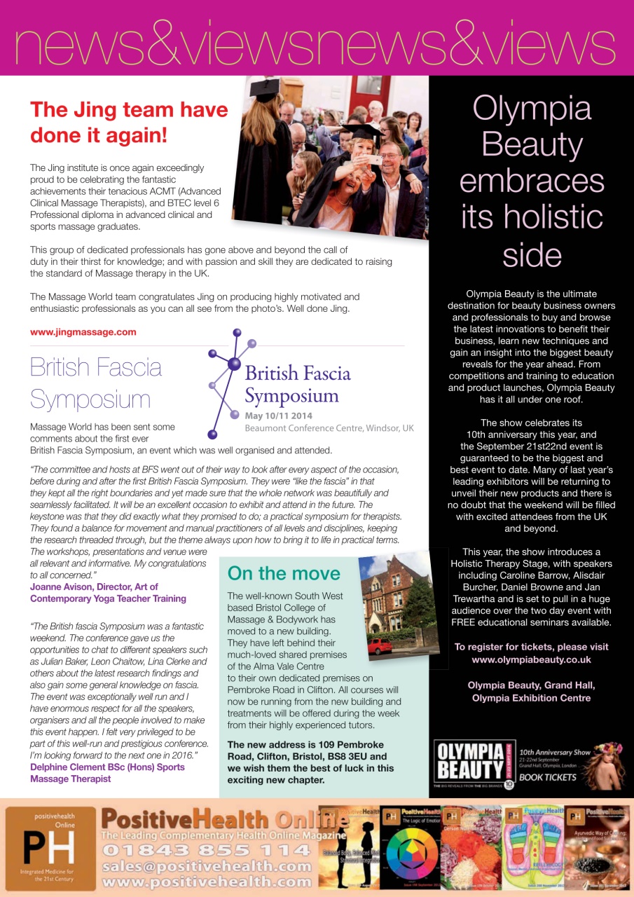 Massage World Preview Pages