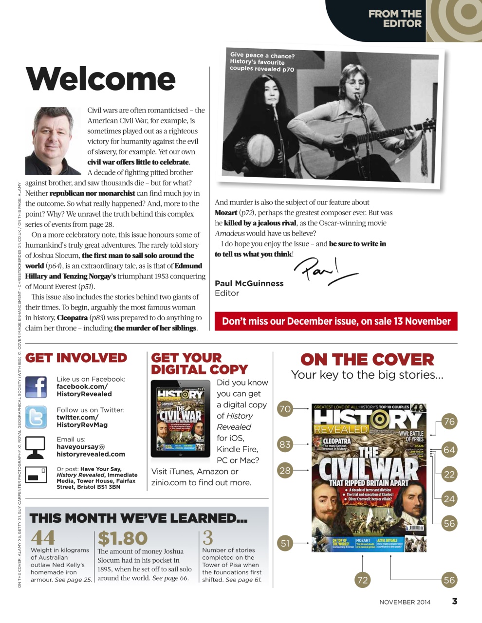 BBC History Revealed Magazine Preview Pages