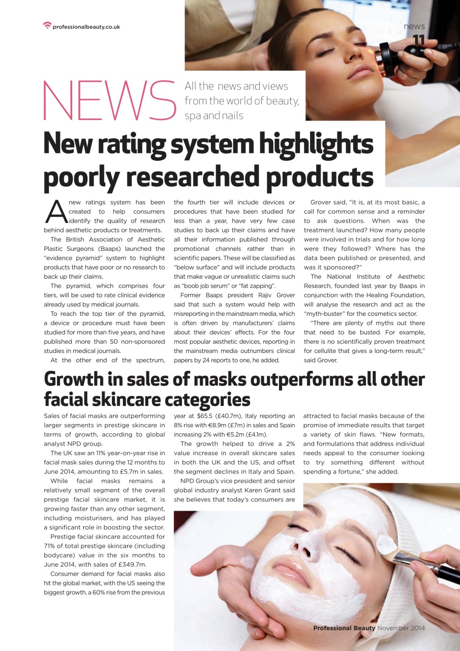 Professional Beauty Preview Pages