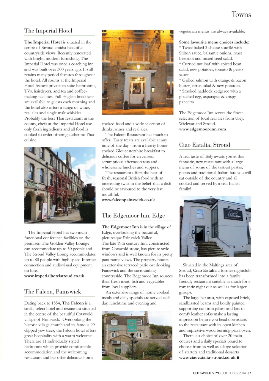 Cotswold Style Preview Pages