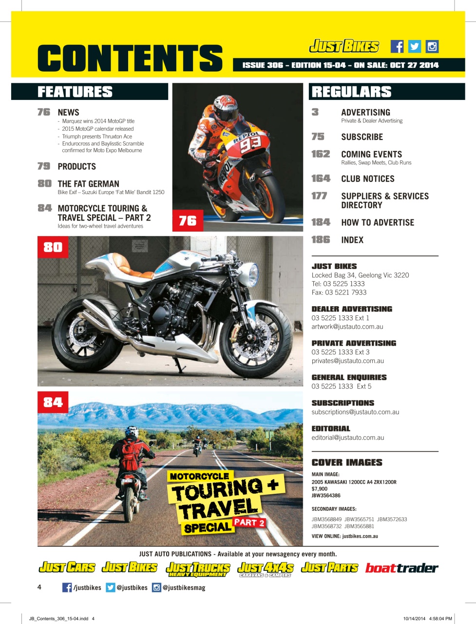 JUST BIKES Preview Pages