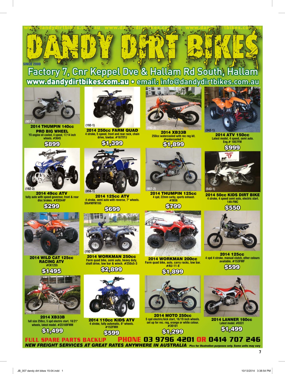 JUST BIKES Preview Pages