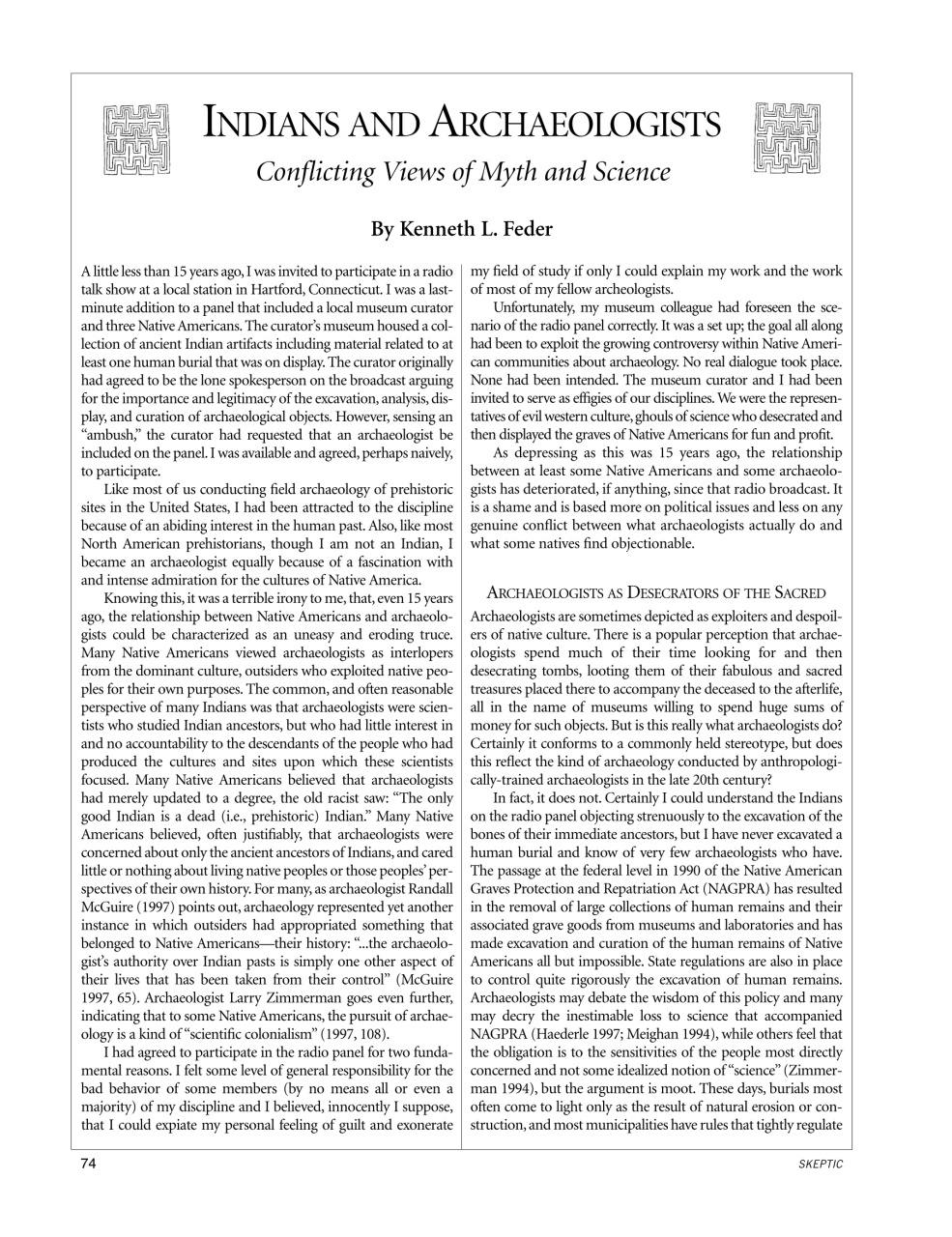 Skeptic Preview Pages