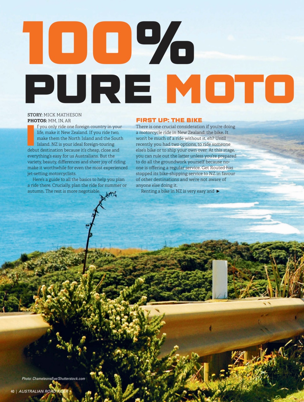 Australian Road Rider Preview Pages