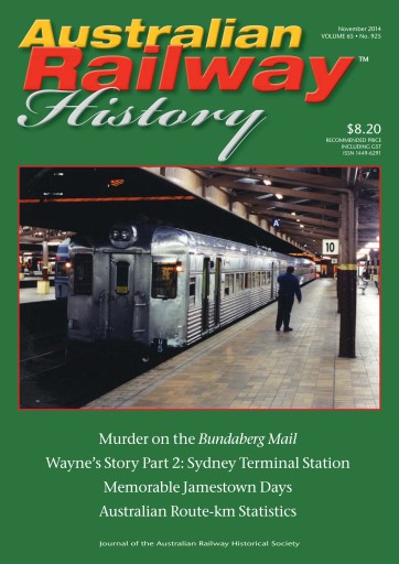 Australian Railway History issue 