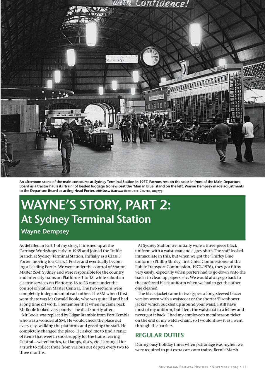 Australian Railway History Preview Pages