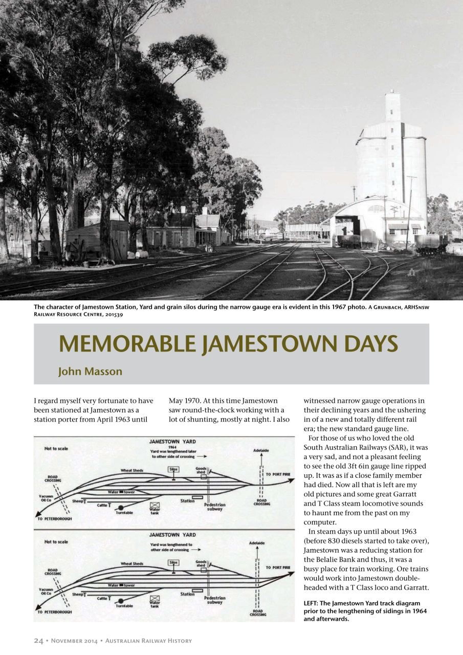 Australian Railway History Preview Pages