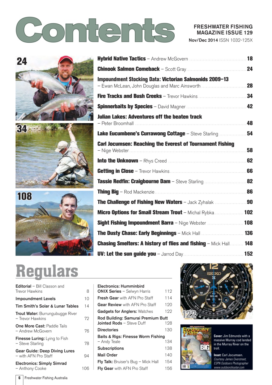 Freshwater Fishing Australia Preview Pages