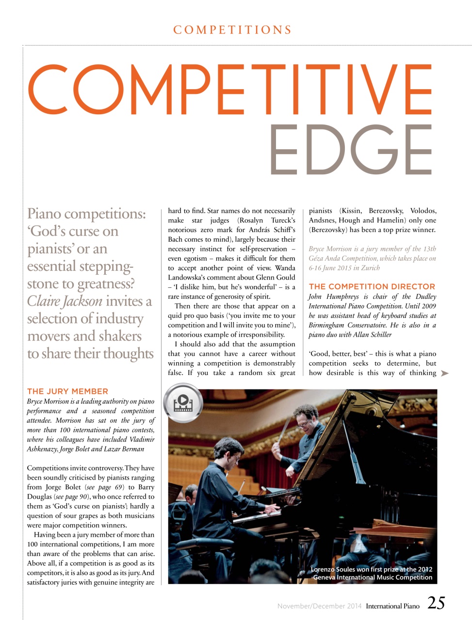 International Piano Preview Pages