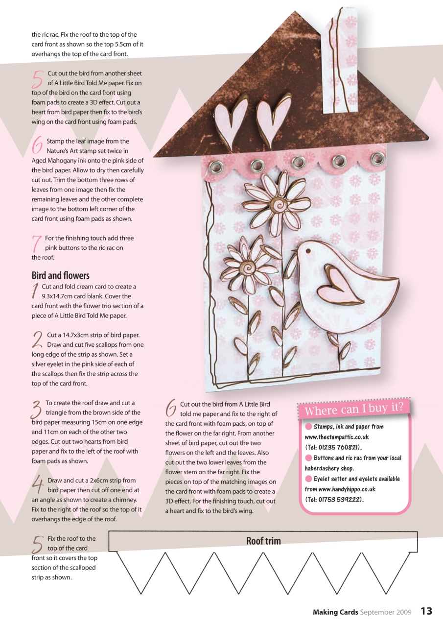 Making Cards & Papercraft Preview Pages