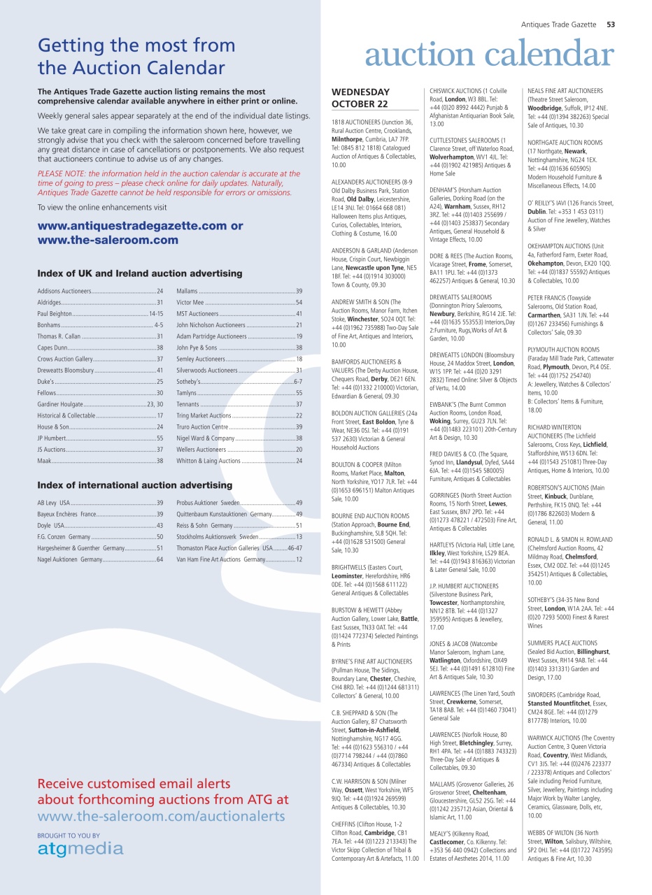 Antiques Trade Gazette Preview Pages
