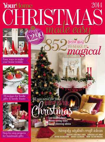 Your Home Magazine issue Christmas Made Easy