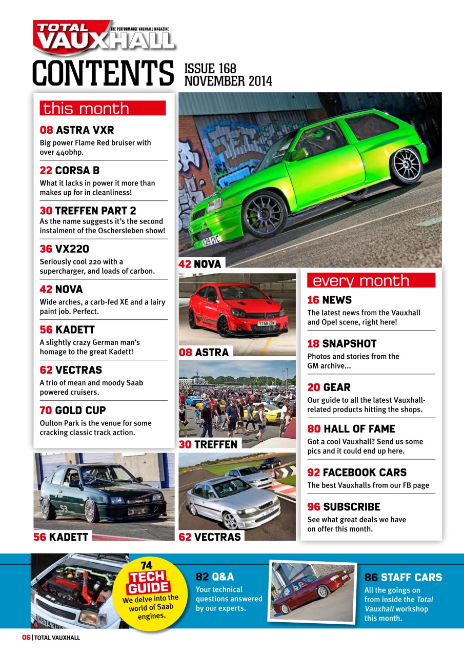 Performance Vauxhall Preview Pages