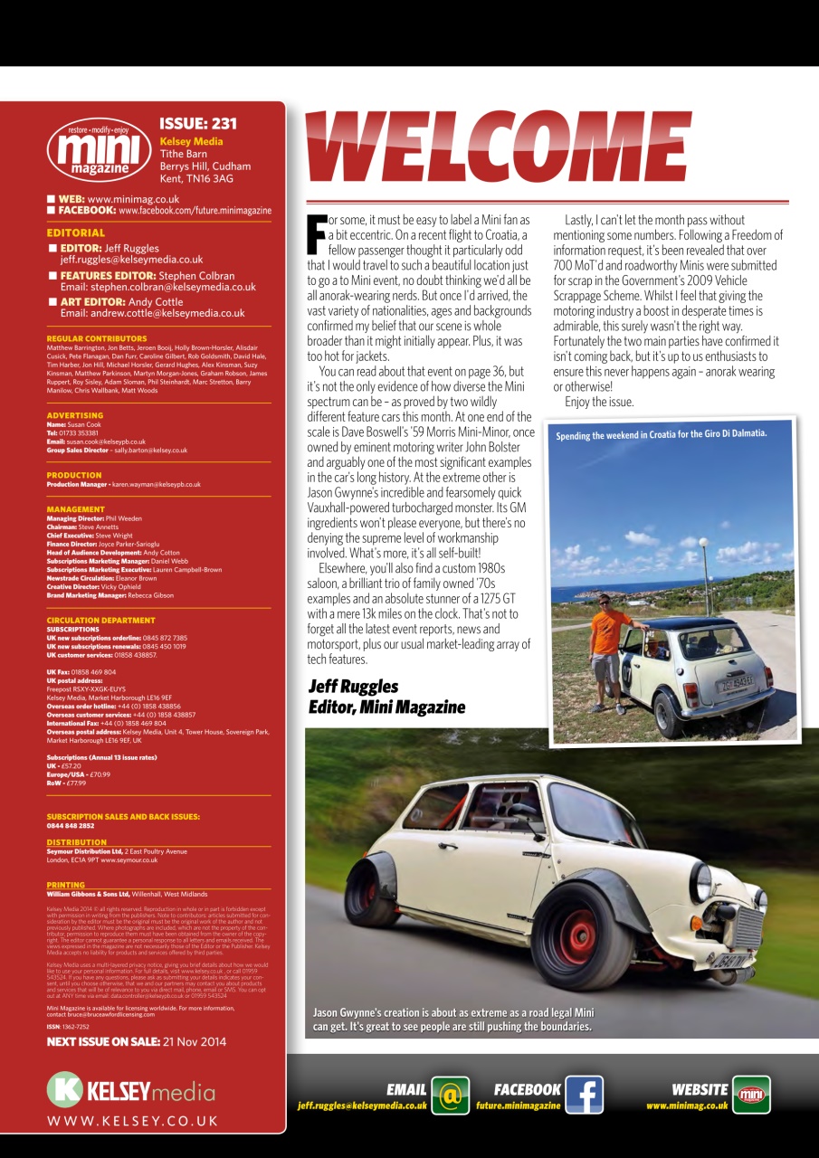 Mini Magazine Preview Pages