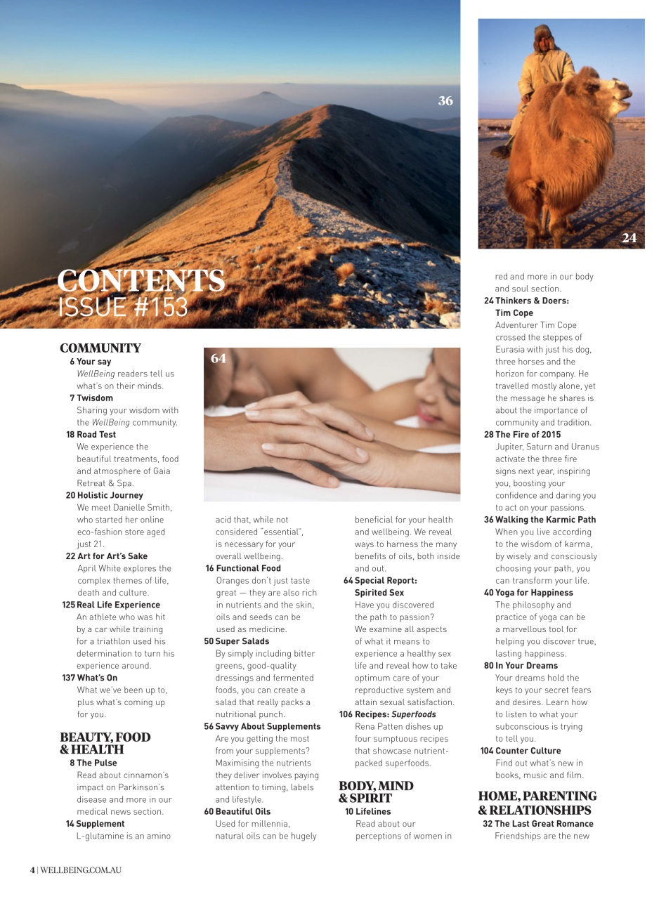 WellBeing Preview Pages