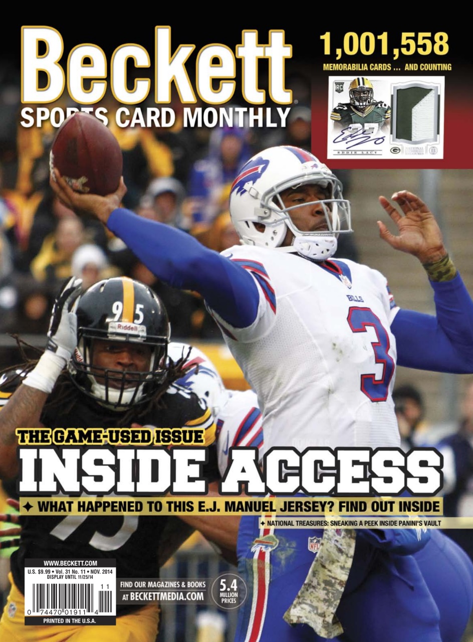 Sports Card Monthly Magazine Preview Pages