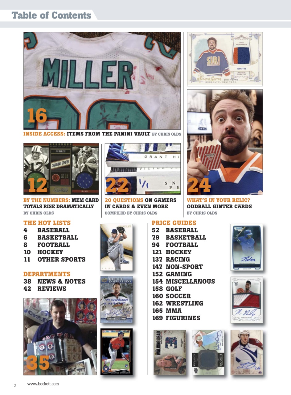Sports Card Monthly Magazine Preview Pages