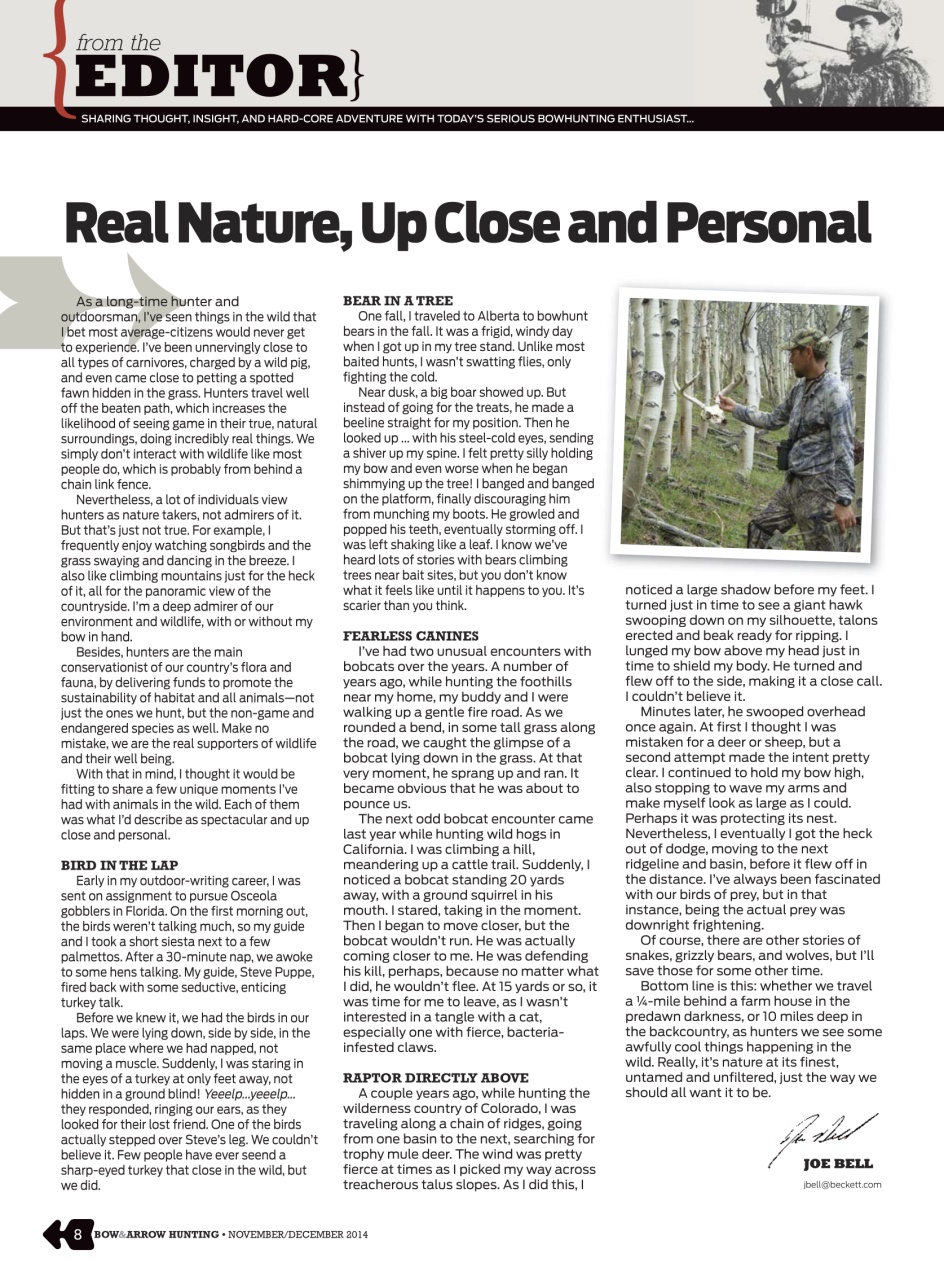 Bow & Arrow Hunting Preview Pages